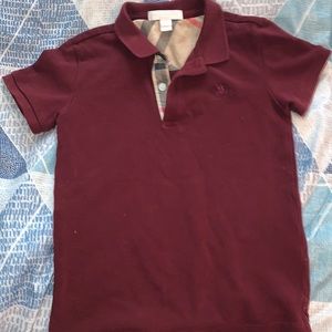 Boys Burberry polo